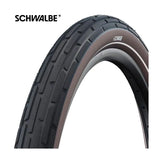 Schwalbe benelux b.v. schwalbe draadband fat frank active 50-622 +r zwart coffee