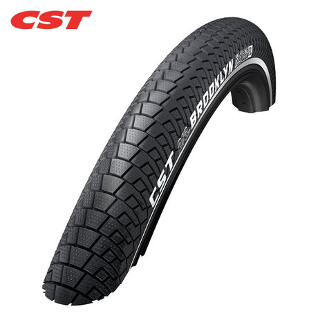 Reifen: CST Brooklyn Pro Farbe: Schwarz (2mm Anti-Leak) Größe: 20x2.15, Etro 55-406
