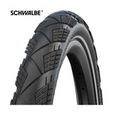 Klappband Schwalbe Marathon Effizienz Super Race V-Guard 27,5 x 2,15 55-584-Black mit Reflexion