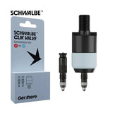 Schwalbe Clik-Ventil – SV-SCV-Umrüstsatz – Ventil mit Pumpenkopfadapter