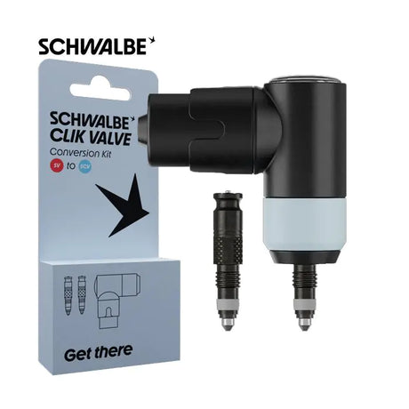 Schwalbe Ventilumrüstsatz Clik SV-SCV + Pumpenkopf
