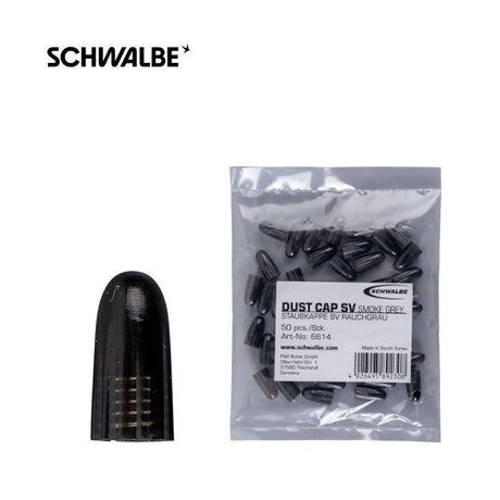 Schwalbe Ventilkappe Französisches Ventil schwarz (Beutel 50 Stück) 6614