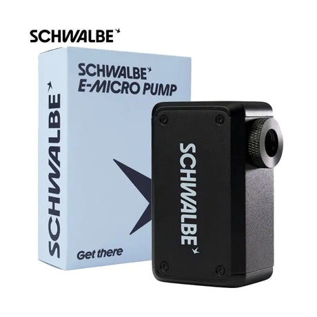 Schwalbe pomp e-micro met scv pompkop adapter