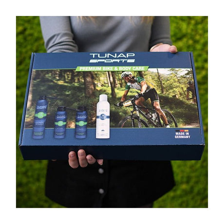 Tunap Sport-Geschenkbox-Reiniger, Öl, Wachs und Duschgel