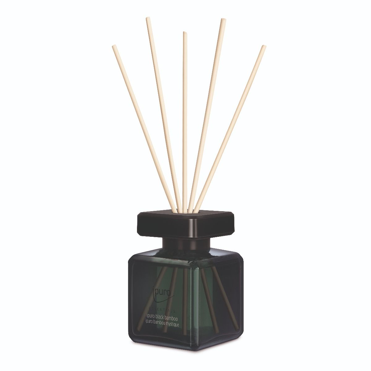 Ipuro 6 Stück Duftdiffusor schwarzer Bambus 100 ml