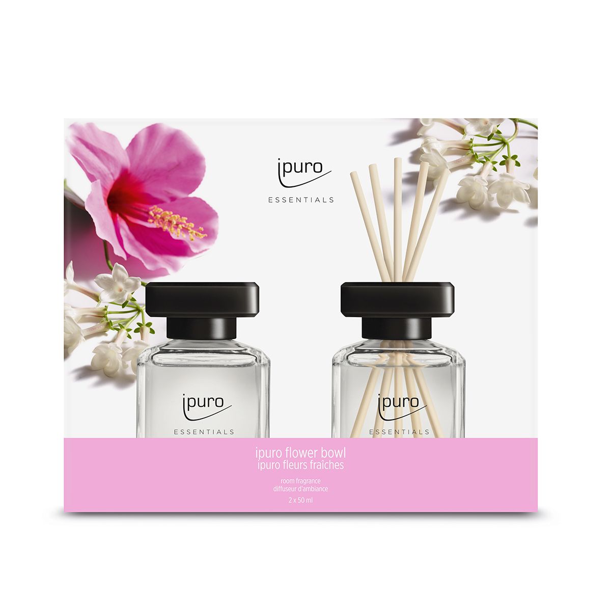 Ipuro Duftdiffusor Blumenschale 2 x 50 ml