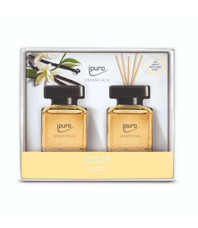 Ipuro Geurdiffuser Soft Vanilla 2 x 50 ml