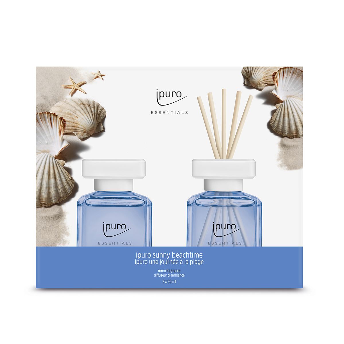 Ipuro Duftdiffusor Sunny Beachtime 2 x 50 ml