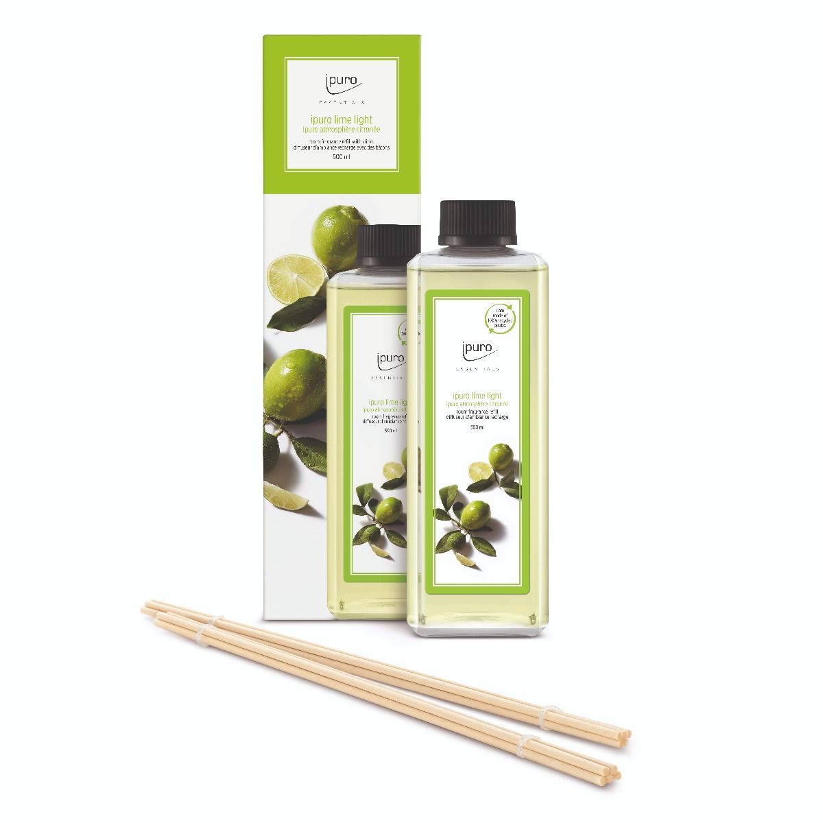 Ipuro Duftdiffusor-Nachfüllung Limettenlicht 500 ml