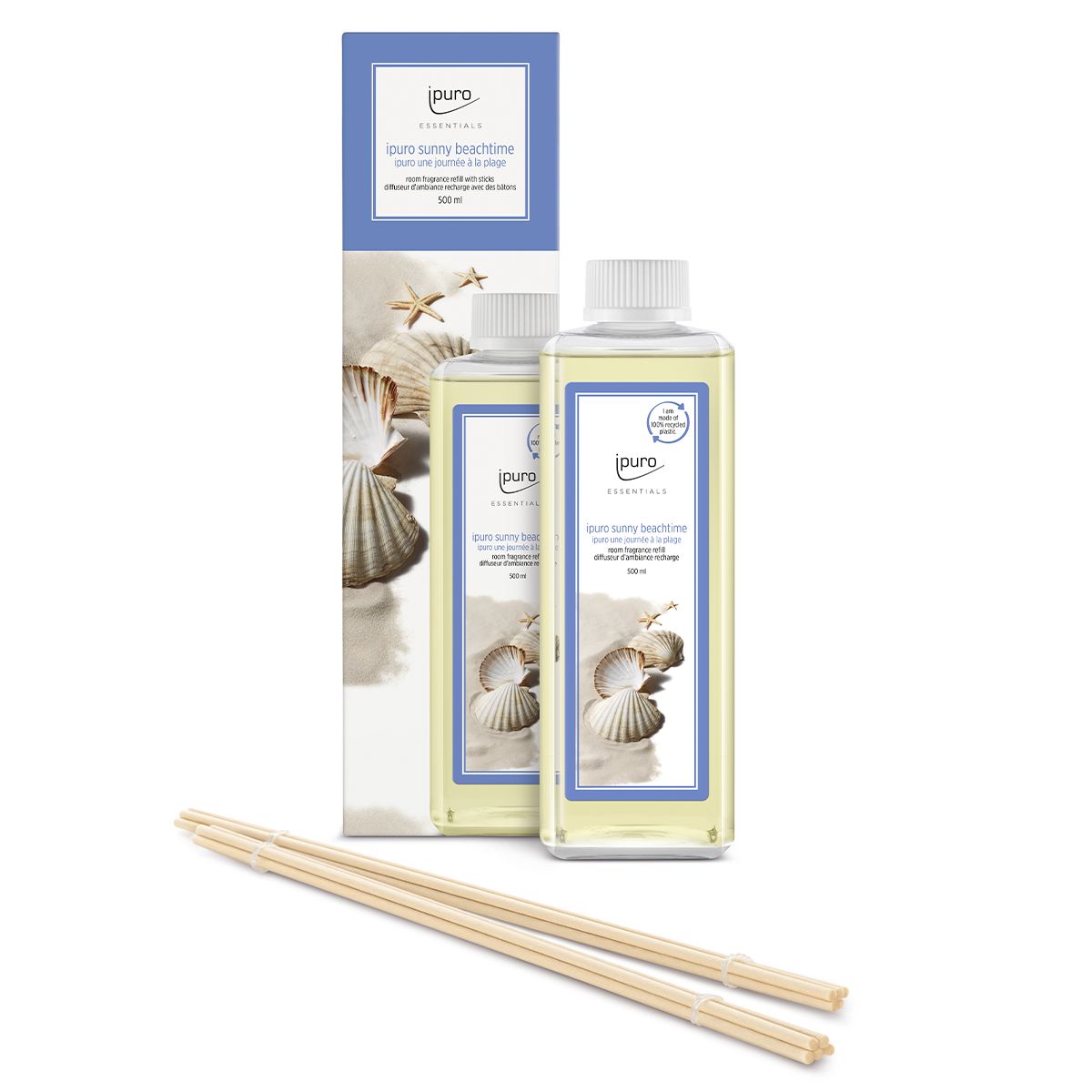 Ipuro Duftdiffusor Nachfüllpackung Sunny Beachtime 500 ml