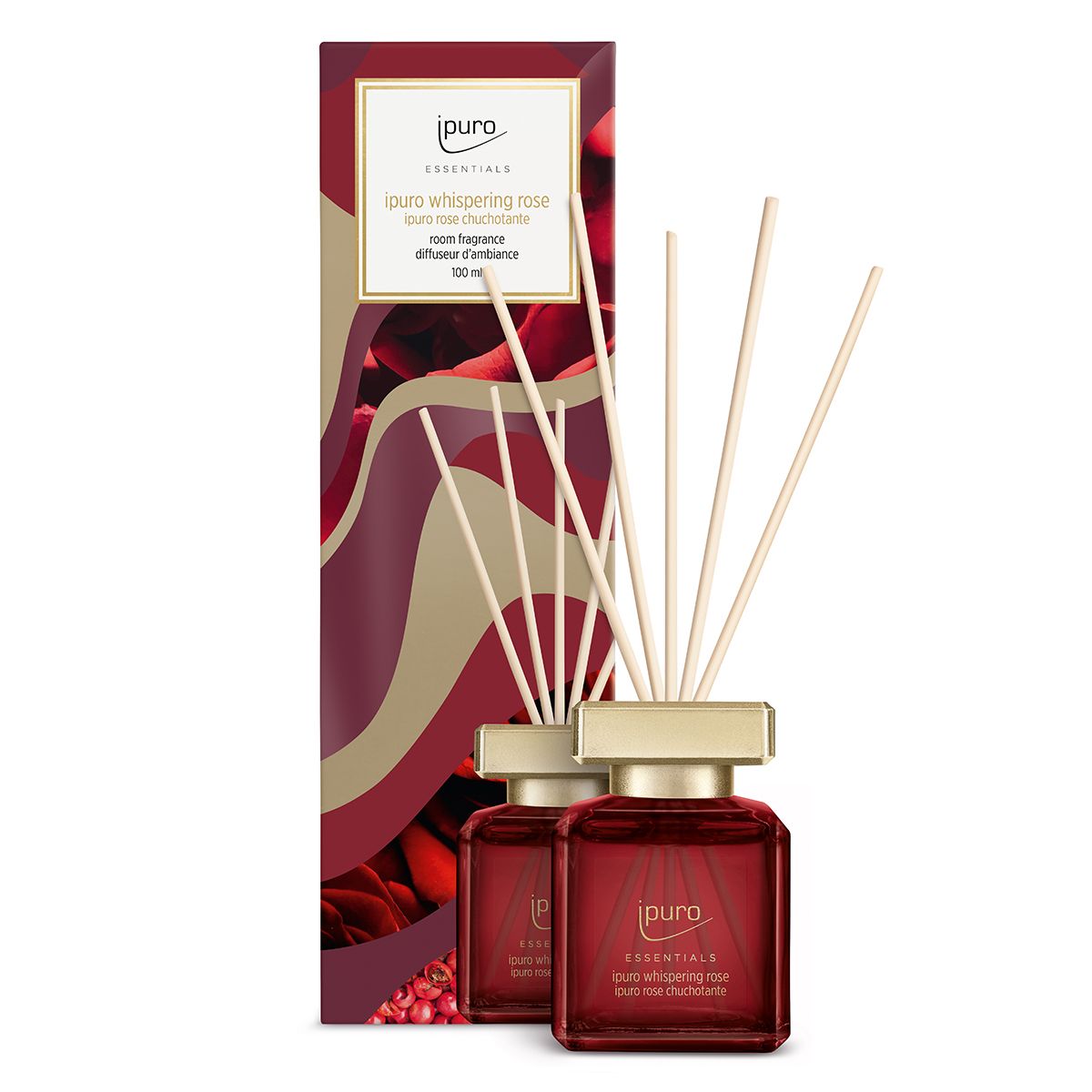 Ipuro Duftdiffusor Flüsternde Rose 100 ml