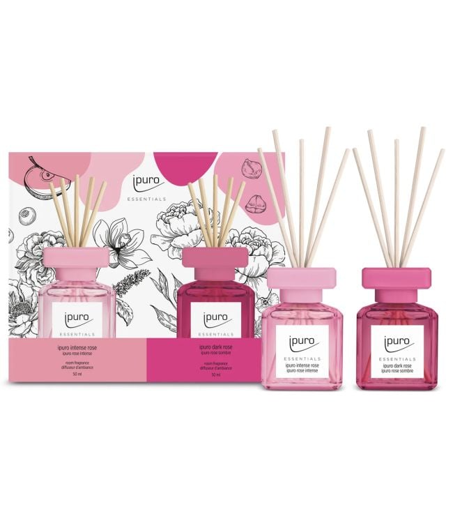 Ipuro Duftdiffusor Intense Rose Dark Rose 2 x 50 ml