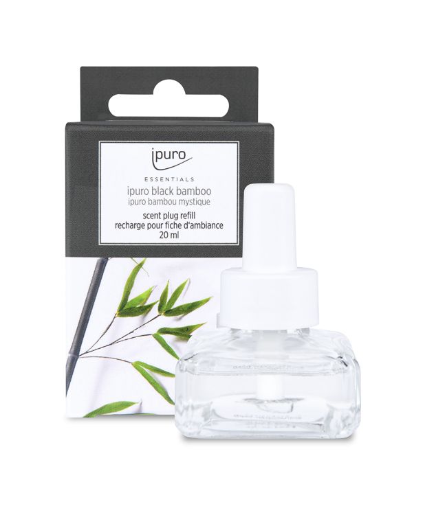 Ipuro Essentials Plug-in-Nachfüller aus schwarzem Bambus, 20 ml