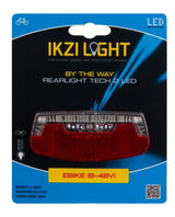 Ikzi tauillight 2-LEDs iwwregens E-Vëlo 8-48v Kaart