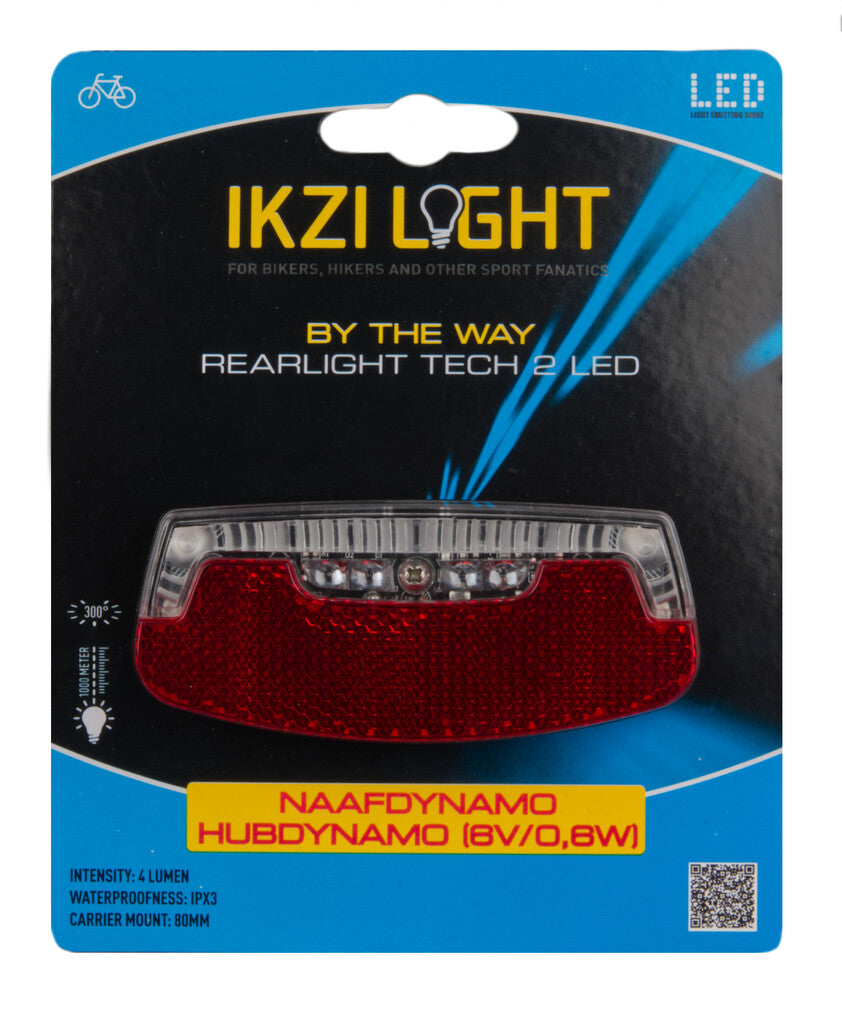 Ikzi Taillight 2-LED por tarjeta Hub Dynamo