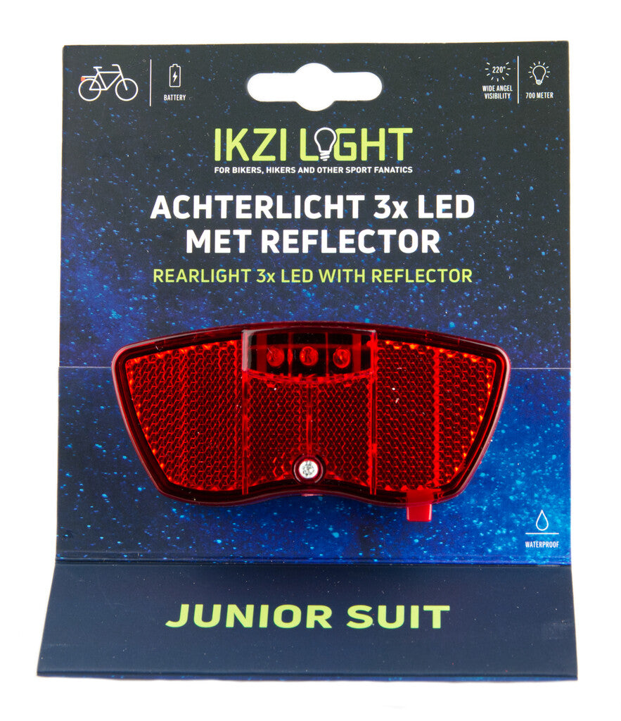 Ikzi Ikzilight junior baglys mini 3-LED 80 mm på kortet