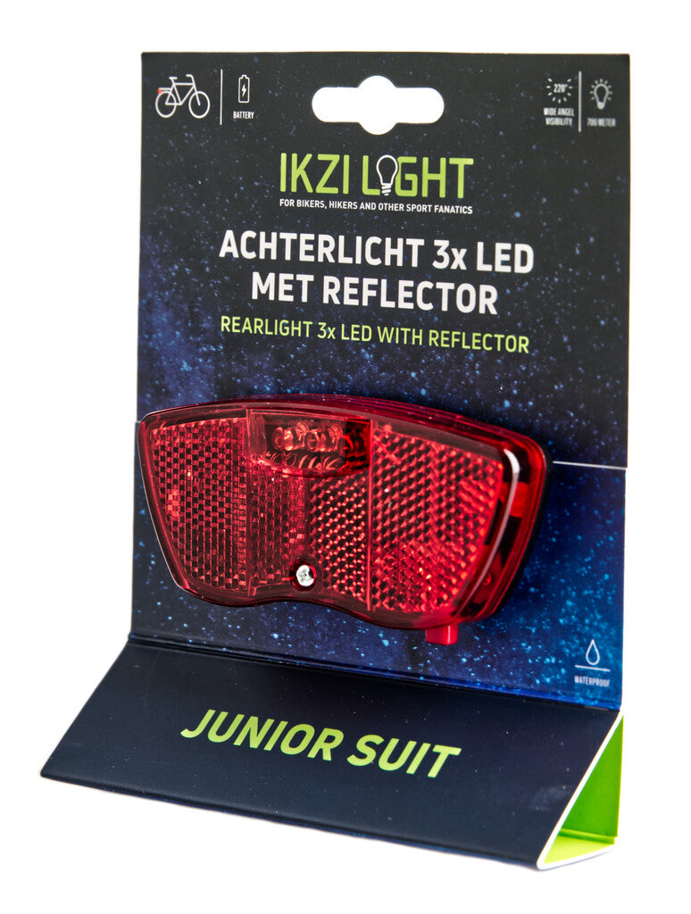 Ikzi Ikzilight junior baglys mini 3-LED 80 mm på kortet