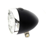Scheinwerfer Retro LED Black Battery