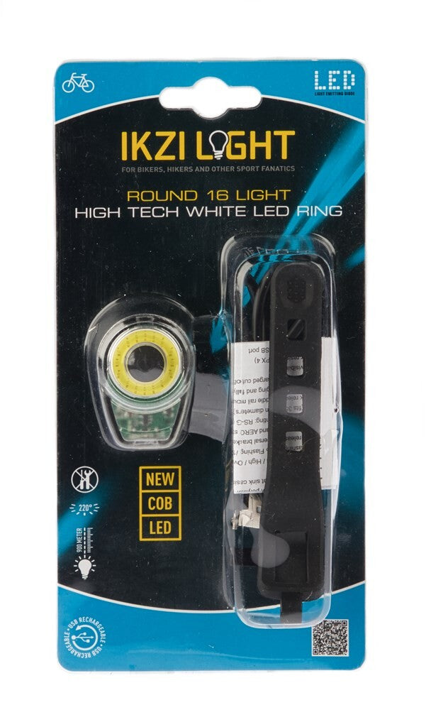 Ikzi-Light Reflight Rung16 z białym pierścieniem LED LED USB