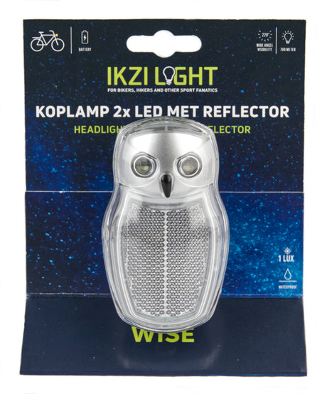 Ikzi Scheinwerferreflektor Kronenschrauben Bestätigung 2x LED Weiß