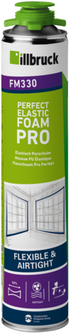Illbruck FM330 Perfect Elastic Foam Pro | elastischer Purschaum | 880 ml – fm330399612
