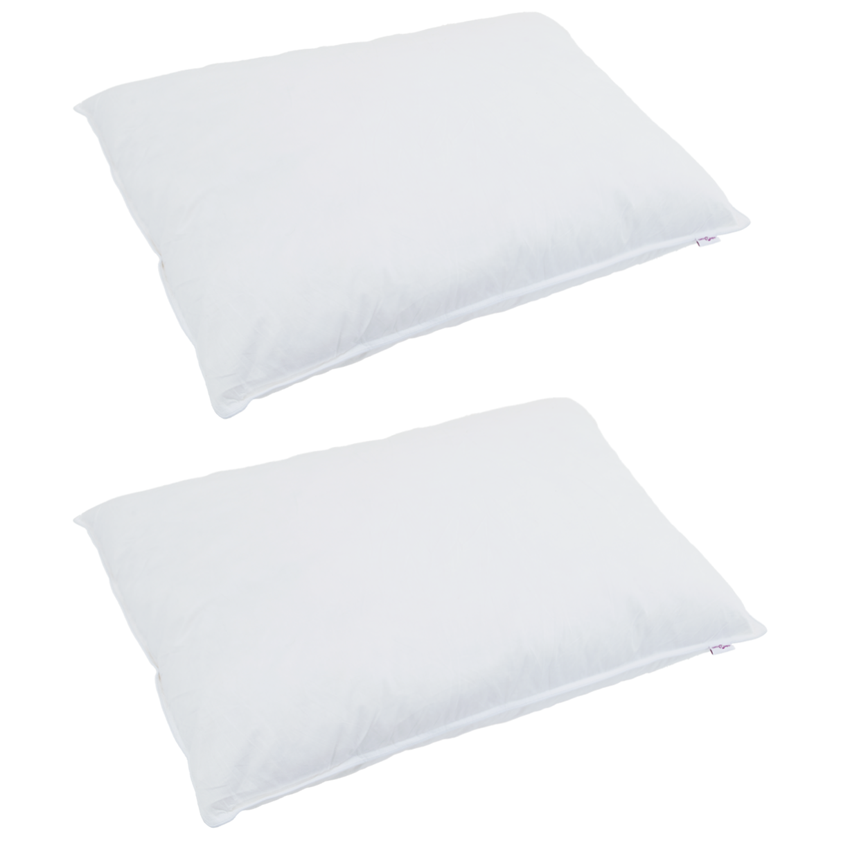 Vidaxl dekbed set met kussen 3 pcs wit donsveertjes