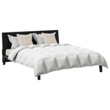 Vidaxl dekbed set met kussen 3 pcs wit donsveertjes