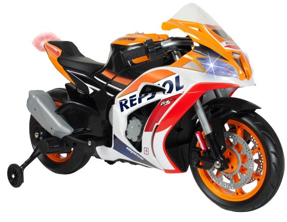 Injusa Repsol Electric Children's Motor Bike 12V Orange Weiß