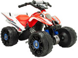 Injusa ATV elektrisches Kinderquad 12V rot weiß