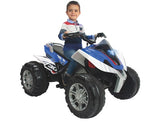 Injusa Rage Electric Children's Quad 12V Blau Weiß