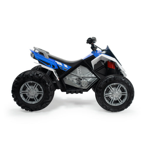 Injusa Rage Electric Children's Quad 12V Blau Weiß