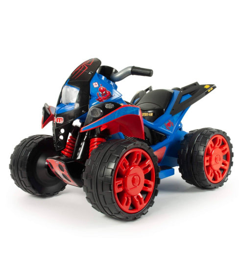 Injusa Spider-Man Der Batteriefahrzeug Quad 12 V Blaurot