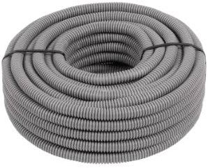 Enzo installatiebuis flexibel 5 8 (16mm) bedraad grijs 100m - 1276010