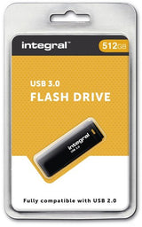 Enzo integral usb stick 512gb zwart 3.0 - 9500220