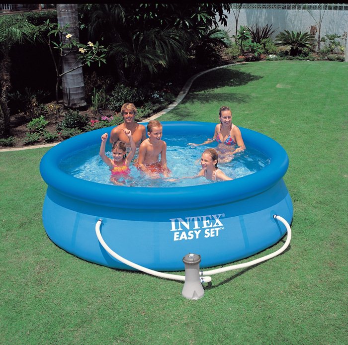 Intex Easy Set Swimmingpool 305 x 76 cm-12-Volt-Filterpumpe