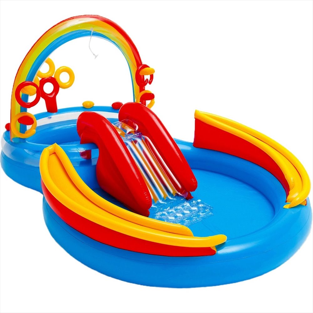 Intex spiller swimmingpool regnbue