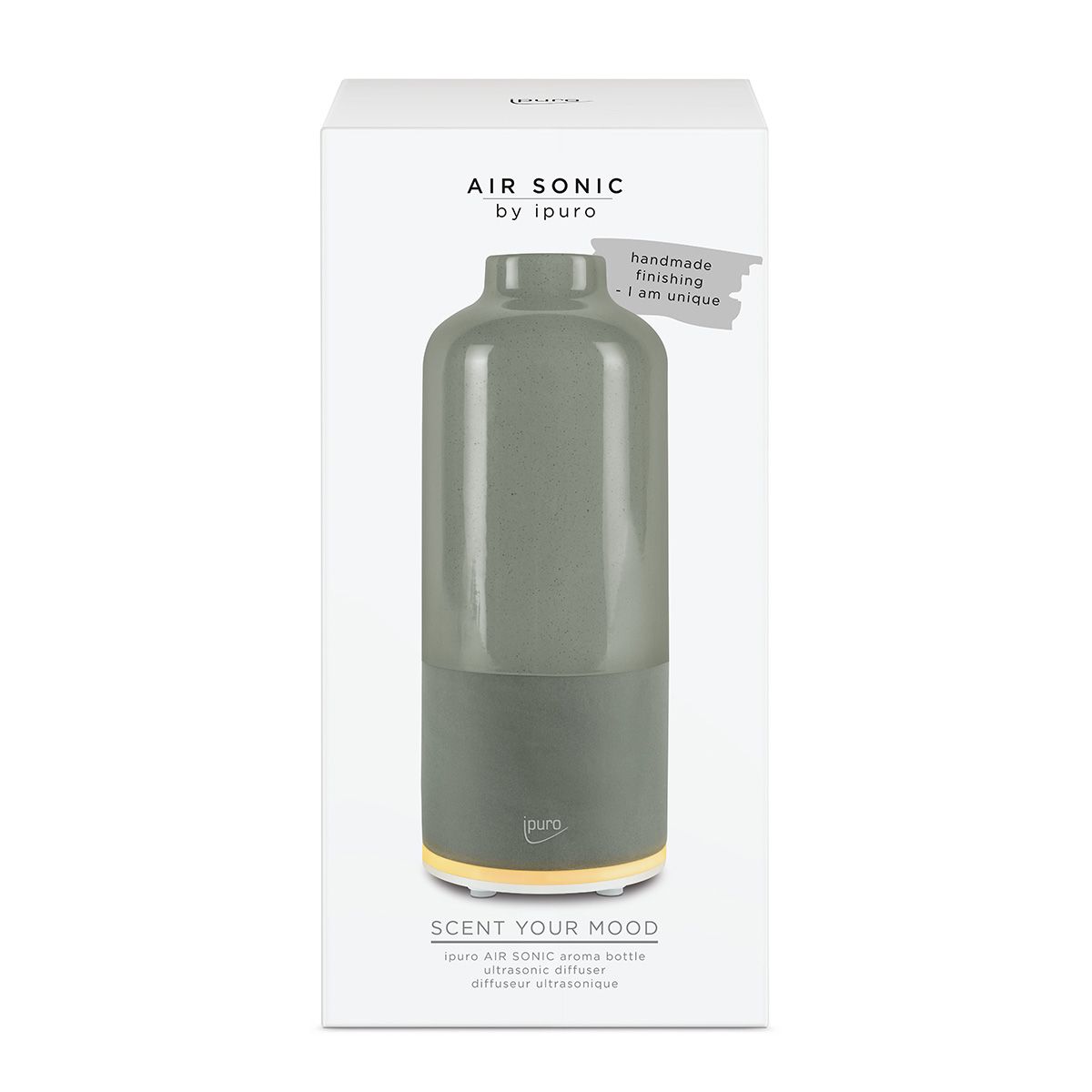 Ipuro Air Sonic Aromaflasche graugrün