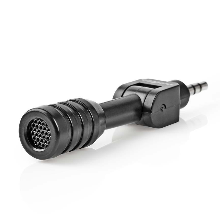 Nedis micmj100bk kabelgebundenes Mini-Plug-in-Mikrofon 3,5 mm schwarz