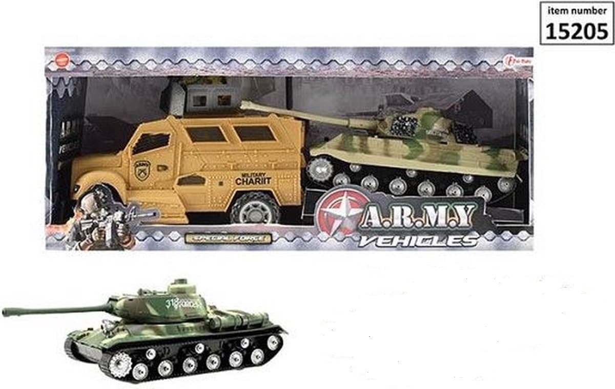 Toi-toys Militärpanzerfahrzeug mit Panzer