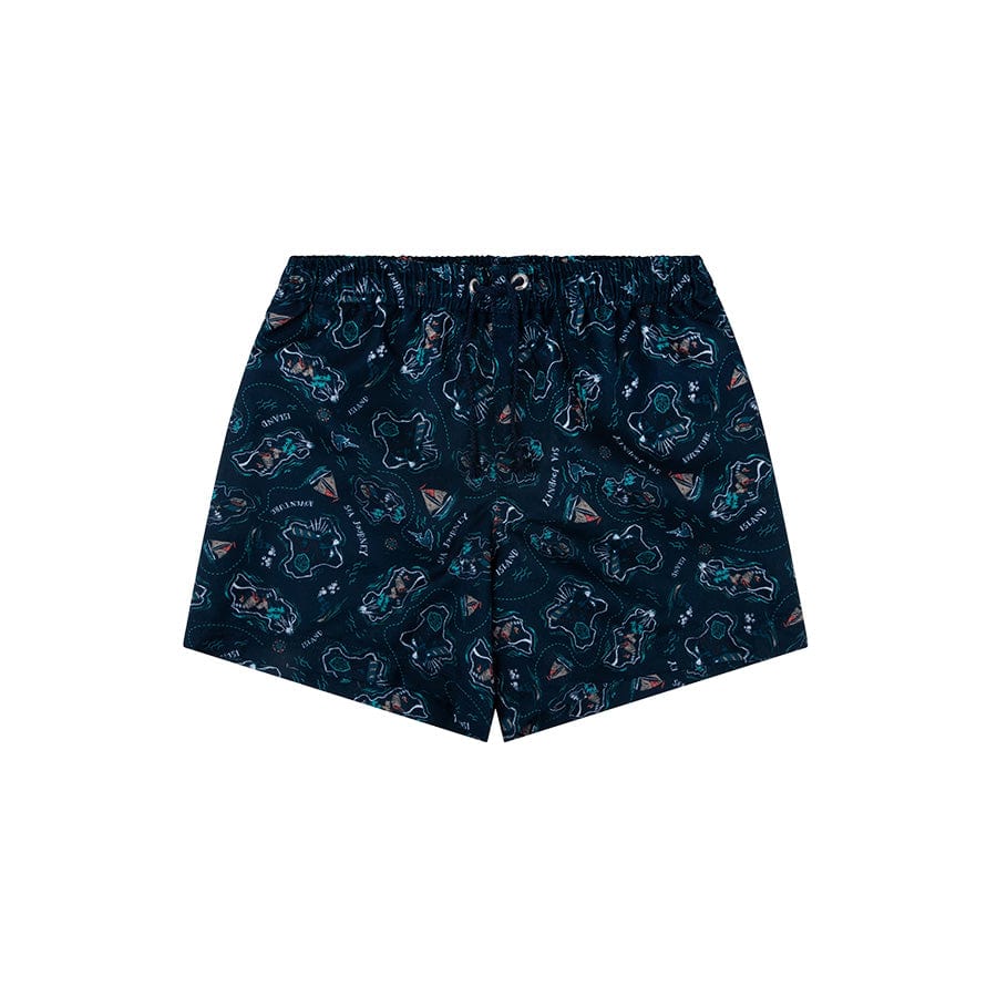 Inseln | Dunkelblaue UV-Badehose Jungen