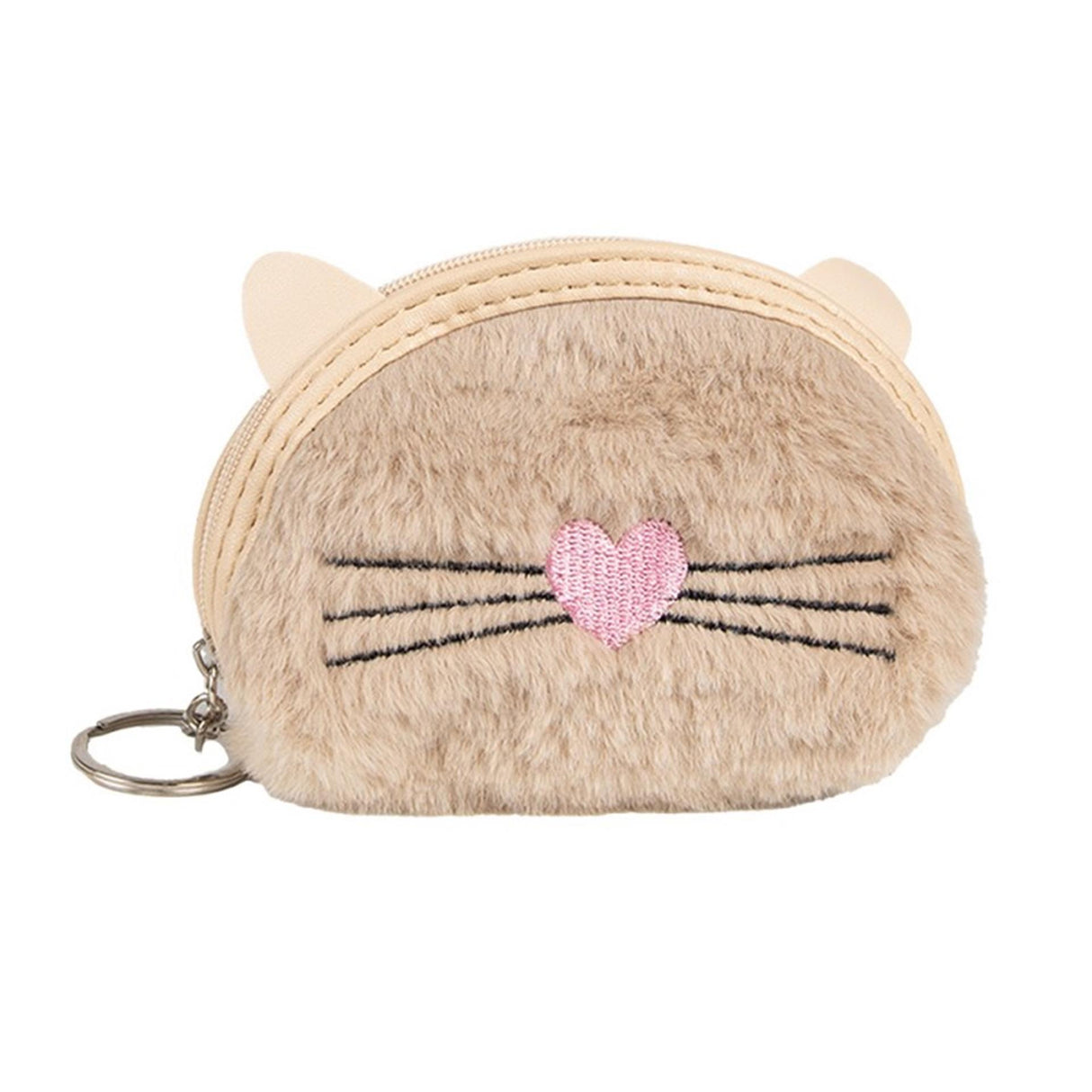 Clayre eef portemonnee beige kat poes 12x2x9cm