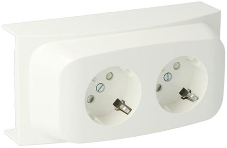 Enzo k40 contactdoos 2v ra wit