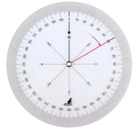 Kangaro Kurswinkelmesser transparent