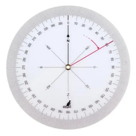 Kangaro Kurswinkelmesser transparent