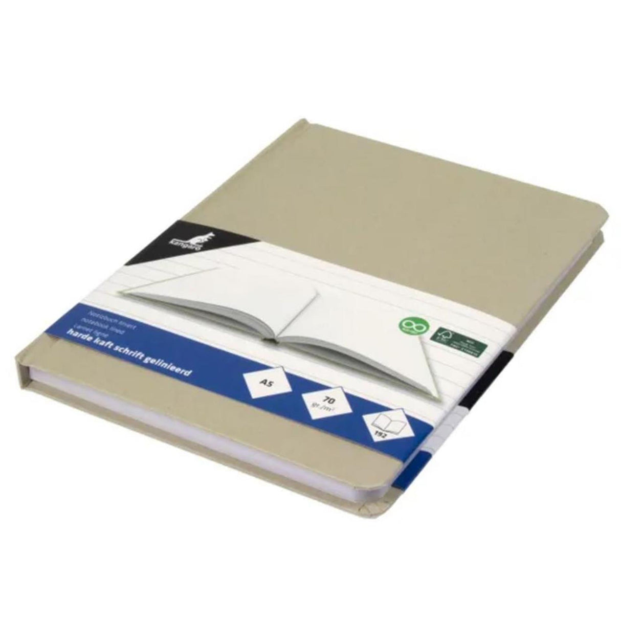 Kangaro Notizbuch Kraft A5 96 Blatt Linie