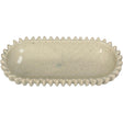 Kersten schaal keramiek beige 26.5x12.5x4.5cm