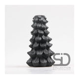 Season inspired decoration kaarsenstandaard 11x11x19 zwart