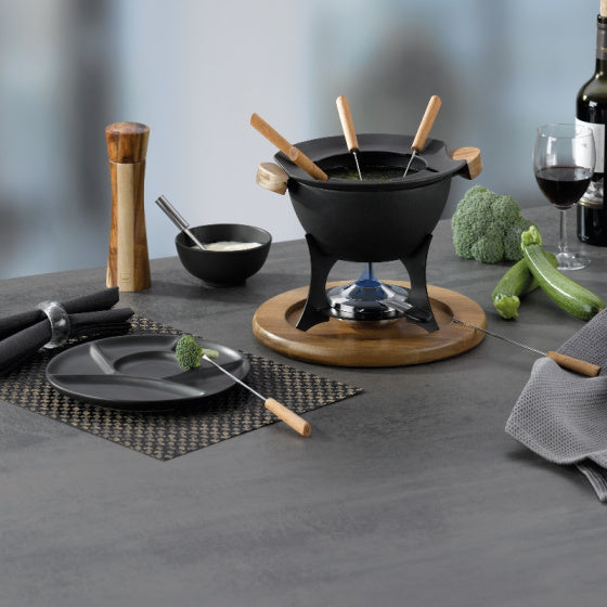 Kela Country Fonden Set 6 Personen 1 Liter 11-teiliger Schwarz