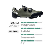 Northwave rebel 3 - mtb shoes | 39