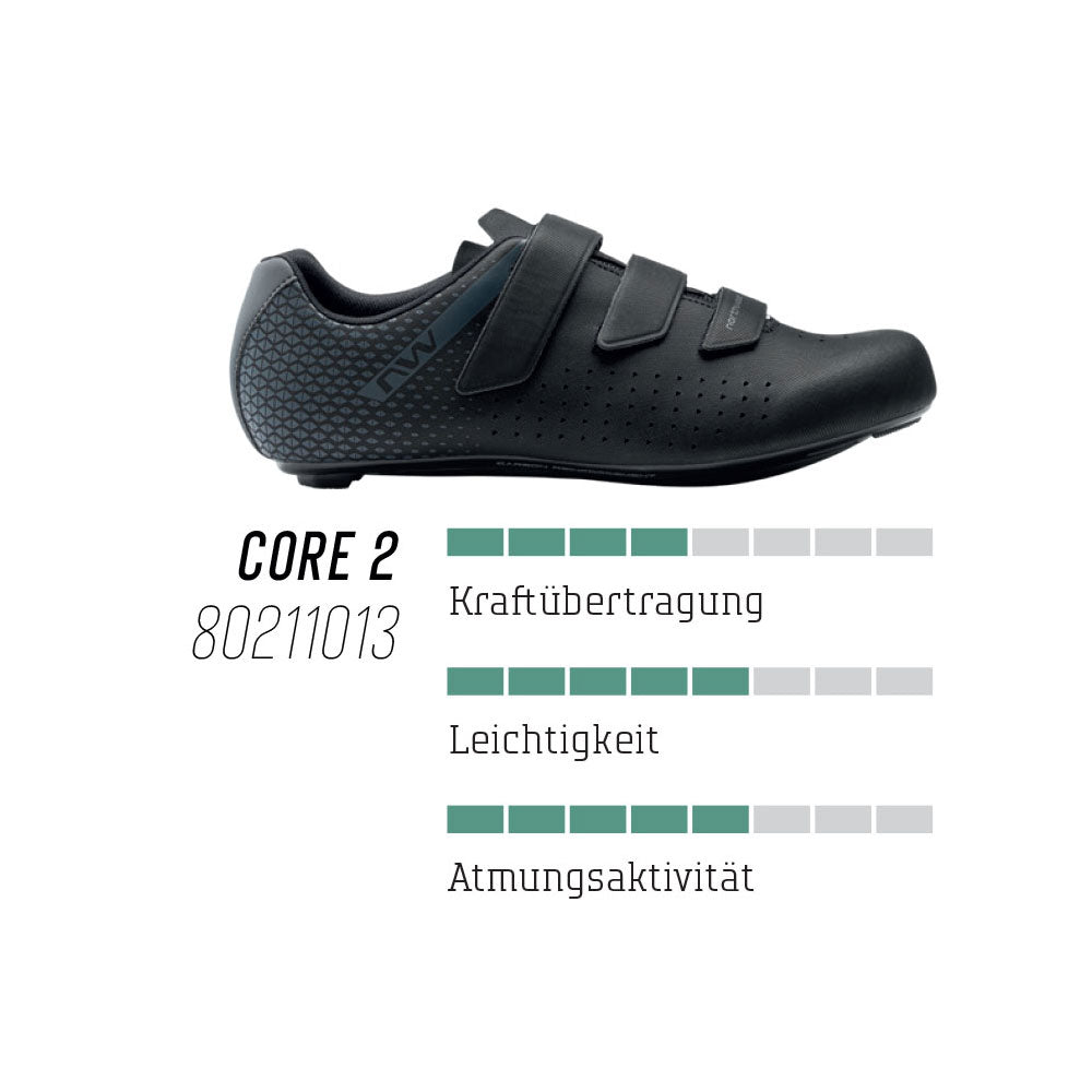 Northwave core 2 - road bike shoes | 44